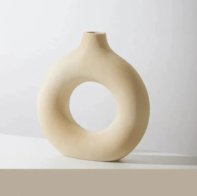 Frosted Biscuit Flower Vase SWIFTDROPZONE