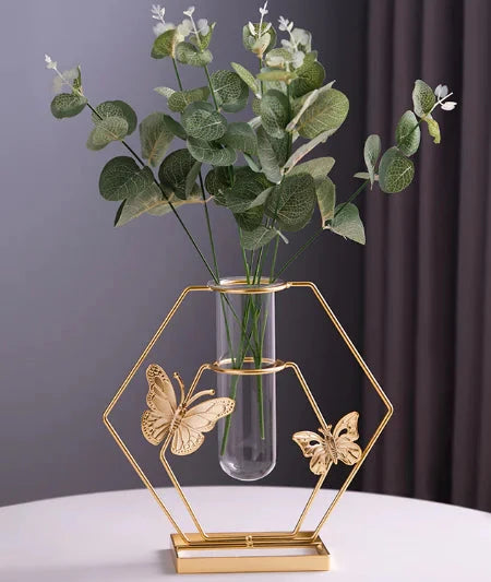 Home Decor Faux Flower Vase for Table Decoration SWIFTDROPZONE